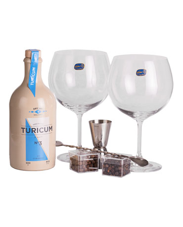 Cocktailset mit Turicum Dry Gin, Geschenkset mit Accessoires