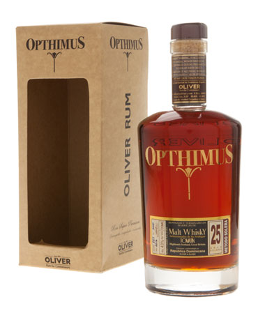 Opthimus Rum, 25 Year, Whisky Barrel Finish, 70cl