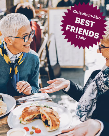 Gutschein-Abo, Best Friends, 1 Jahr, Wert pro Jahr CHF 1800 für nur