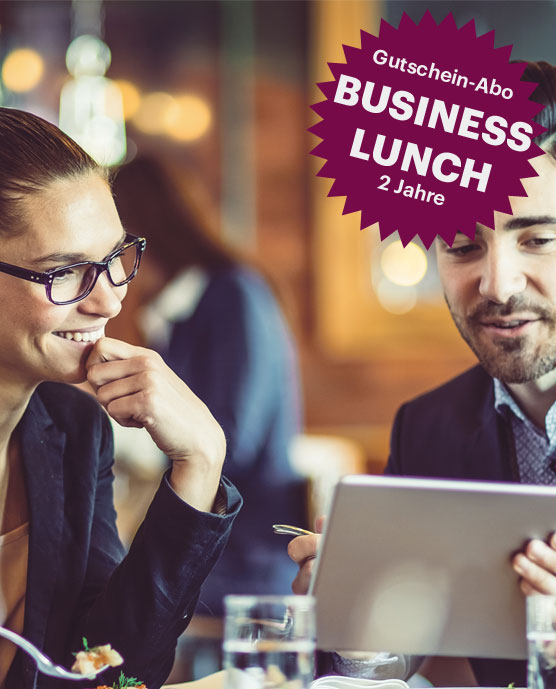 Gutschein-Abo, Business Lunch, 2 Jahre, Wert pro Jahr CHF 4000 für nur