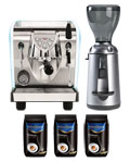 UCC Coffee, Maschine, Mühle und Kaffee Set
