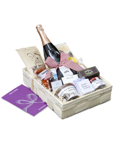 Berg und Tal: Tour de Suisse 2024, Gourmet-Geschenkbox mit Fine to Dine Gutschein integriert